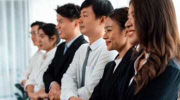 employee totally engaged with their work place